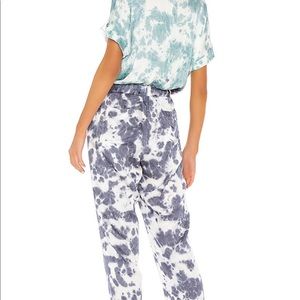 Chaser Rolled Cuff Tie Dye Jumpsuit